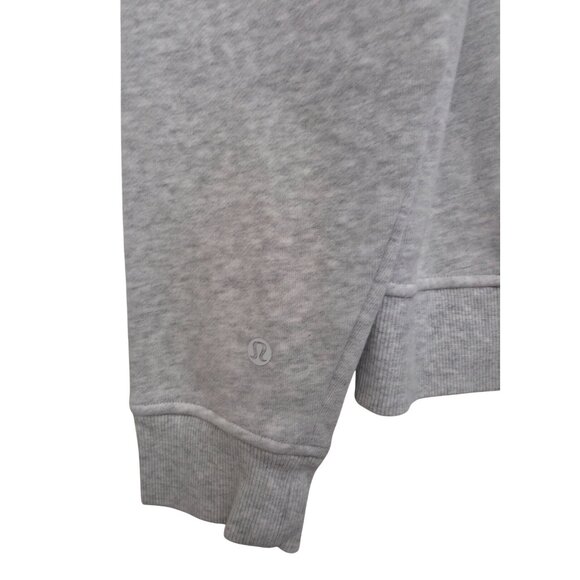 UCLA x Lululemon Fleece Pullover Heathered Grey Athleisure Hoodie Sweatshirt L - Picture 5 of 8